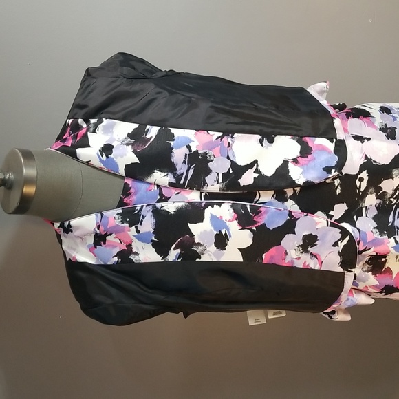 Black Label Evan Picone floral sheath dress with size 10 - 2 piece match jacket - Picture 17 of 17